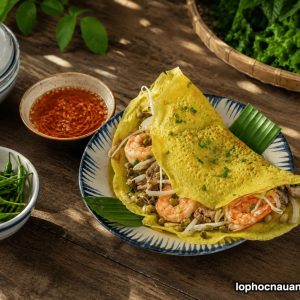 Khóa học làm bánh xèo giòn lâu ngon đậm vị để mở quán