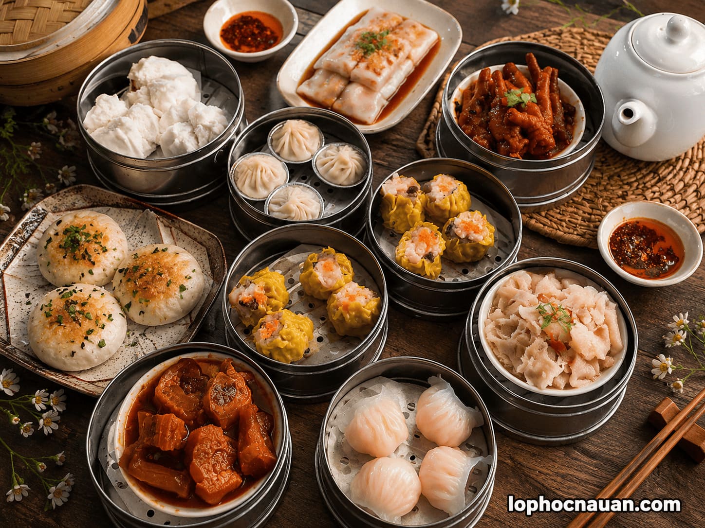 Khóa Học Làm Điểm Tâm Hong Kong Dimsum tại TPHCM