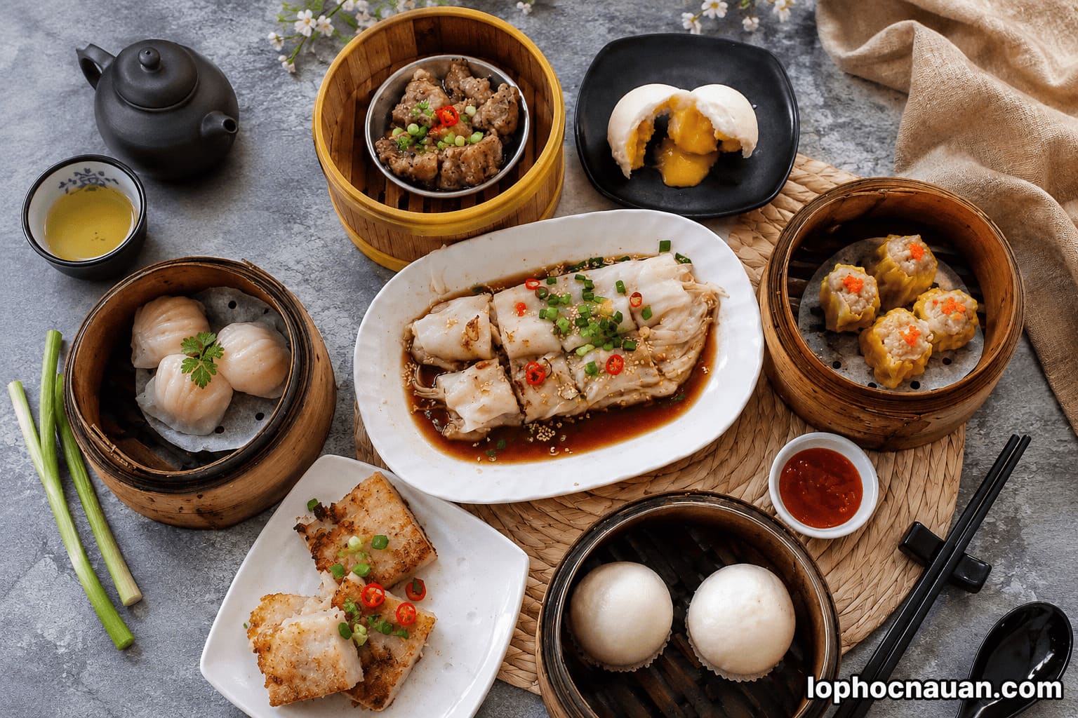 Khóa Học Làm Điểm Tâm Hong Kong Dimsum tại TPHCM