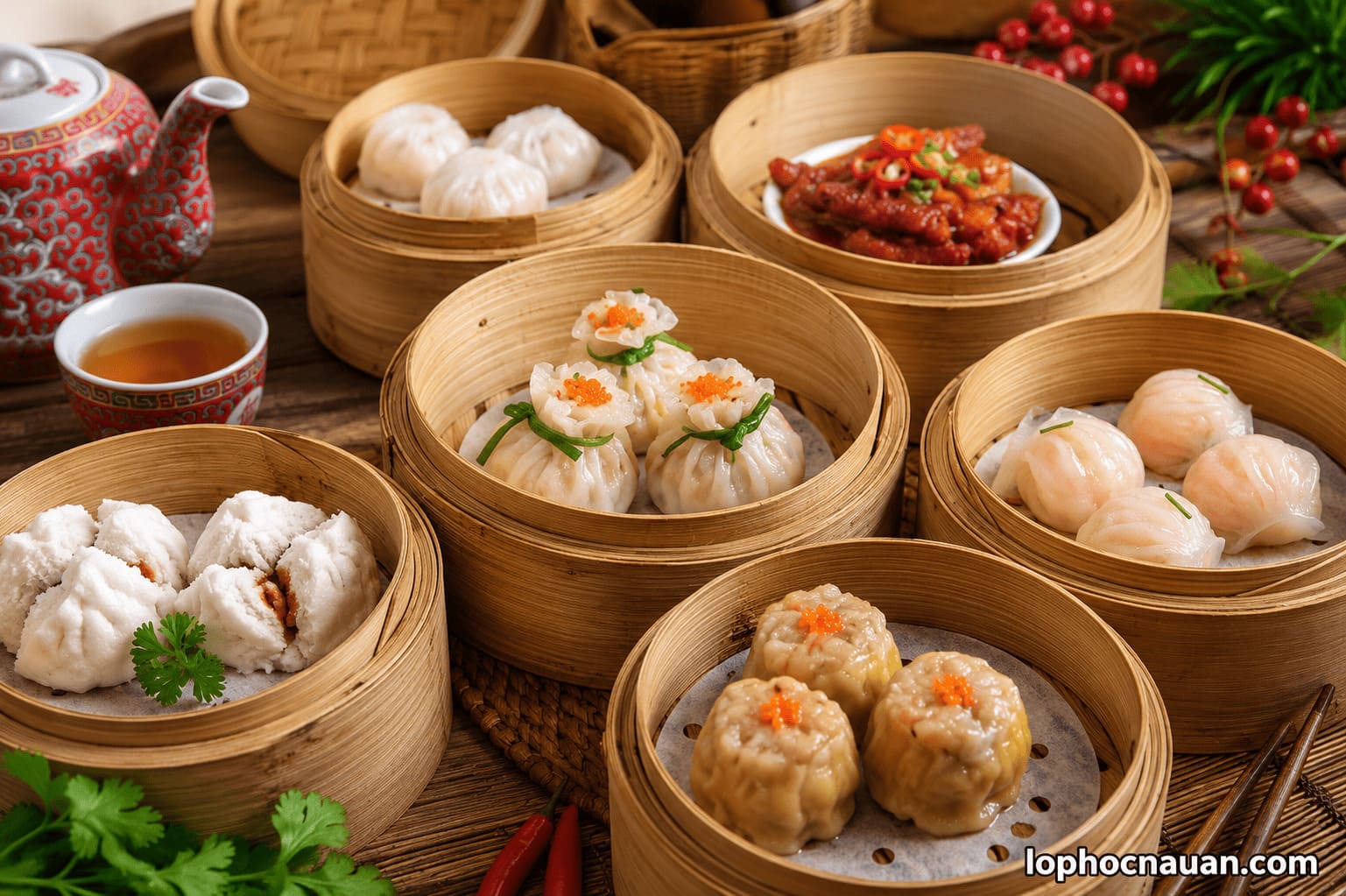 Khóa học làm dimsum Hong Kong ngon như nhà hàng Hoa