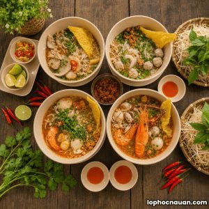 Khóa học làm hủ tiếu mực Tuk Tuk Thái