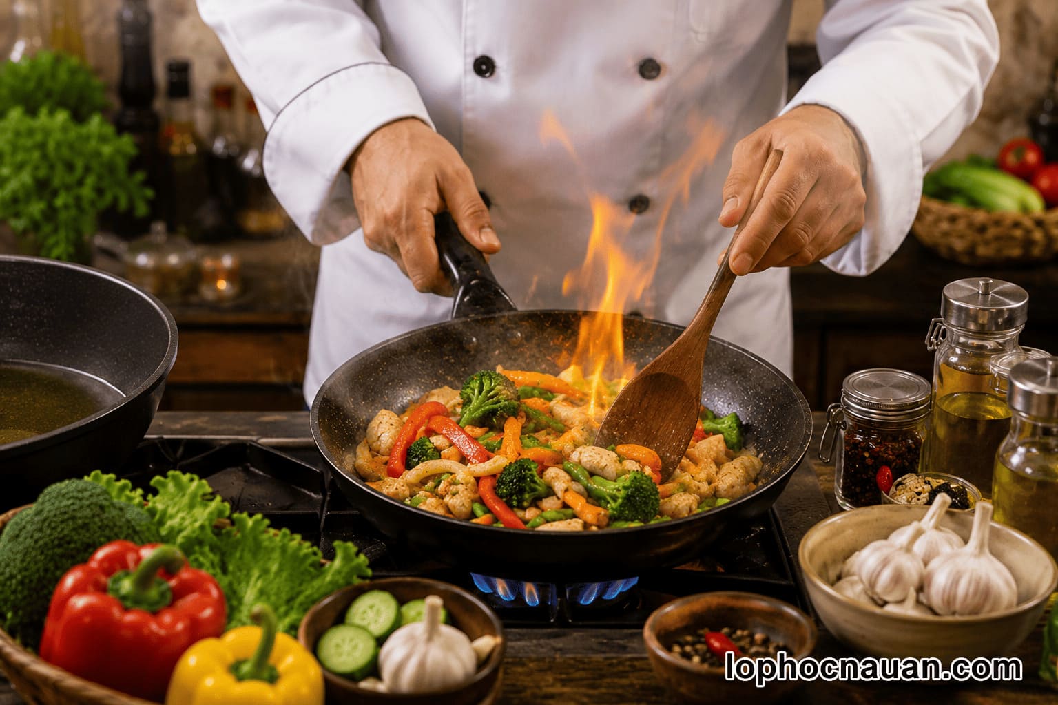 Khóa Học Nấu Ăn Với Đầu Bếp 5 Sao