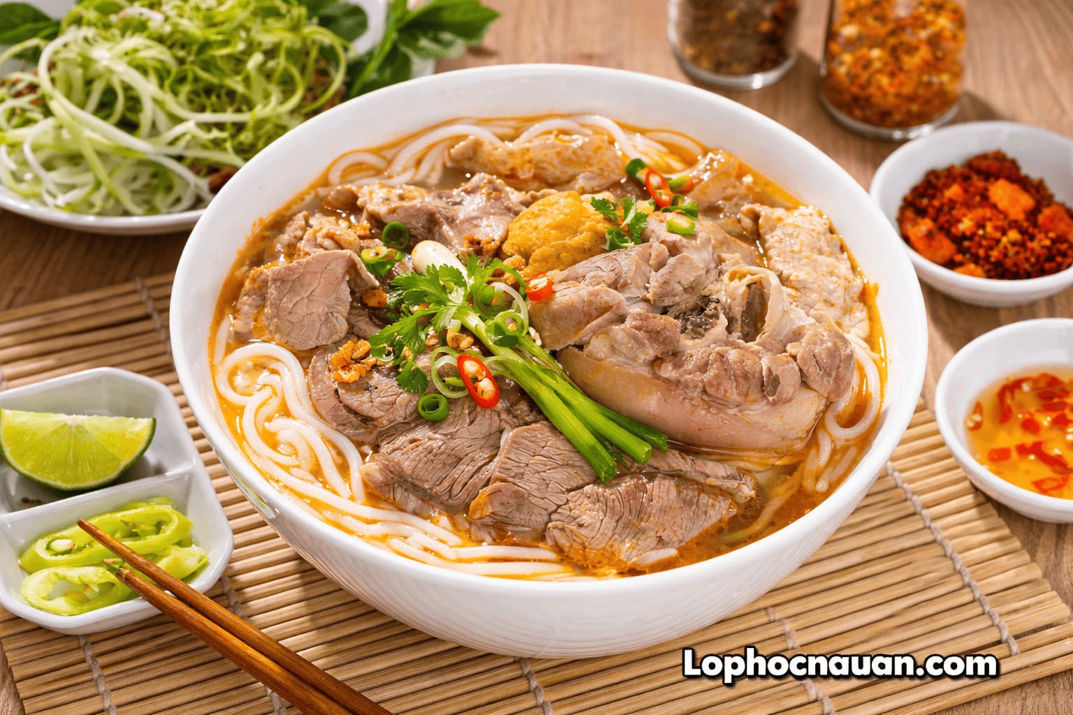 Khóa học nấu bún bò Huế để mở quán kinh doanh