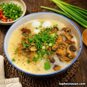Khóa học nấu cháo sò huyết chuẩn vị như tiệm
