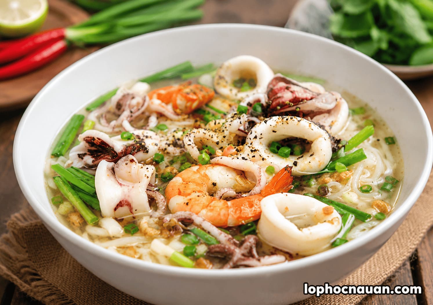 Khóa học nấu hủ tíu mực ngon để kinh doanh
